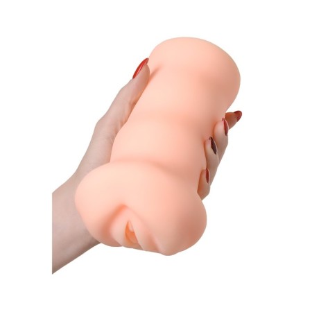 The masturbator is realistic with the vibration of Kokos Three Sisters Virgin, TPR, bodily, 18 cm-8