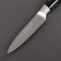 Vegetable knife Overlord, blade 8.5 cm, black color
