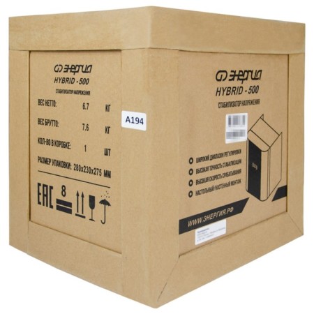 Voltage stabilizer single -phase nybrid 1000 w.-10