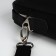 Male bag over the shoulder, Textura, artificial leather, black color