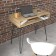Written table Chicago 90x45x75 cm, oak craf gold, black