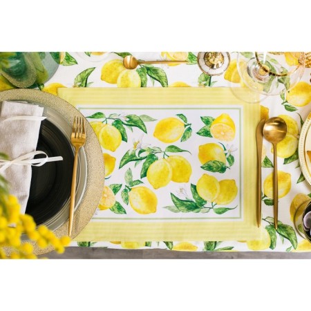 Napkin on the table "Lemon exotic" 30 x 40 cm, 100 % p/e, oxford 420 g/m2-2