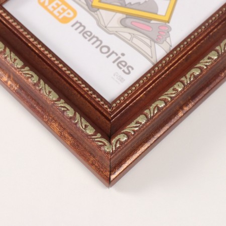 Photo frame plastic "Babylon" 10x15 cm, burgundy-2
