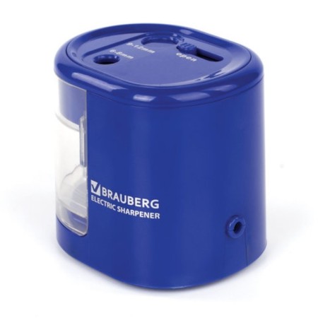 Electric grinder 2 holes Brauberg "Standard", power from 4 AA batteries, 228423-3