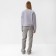 Female sweatshirt Minaku: Velvet Collection color light gray, size 44