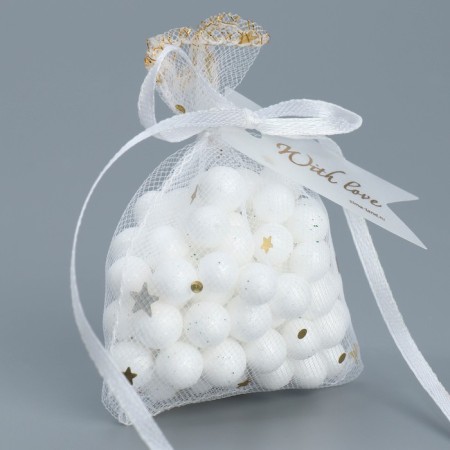 Gift bag from tulle "Tenderness", 7 x 9 cm +/- 1.5 cm-2