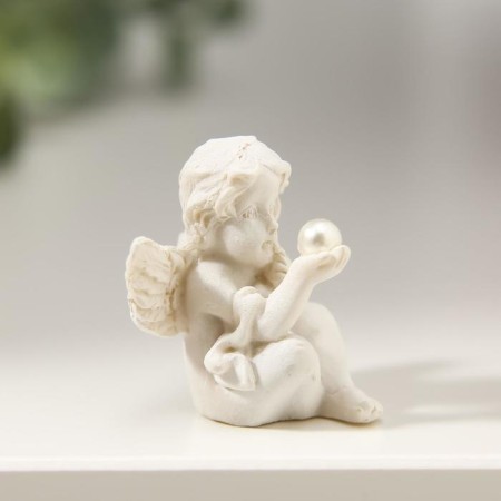 The souvenir Polystone "Angelok is considering the pearl" MIX 3.5x2.5x2.8 cm-3