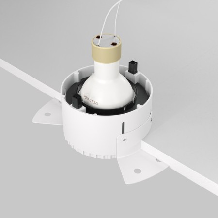 Building lamp Technical DL051-01-GU10-RD-WB, 1x20W, 14x14x5.5 cm, GU10, Black color-5
