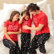 Новый год. Пижама детская KAFTAN Happy family размер 32 (110-116 см)