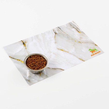 Rug for a bowl "Pigger" 43 x 28 cm "marble"-2