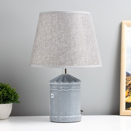 Table lamp "Maizon" E14 40W gray 22.5x22.5x33.5 cm Risalux-2