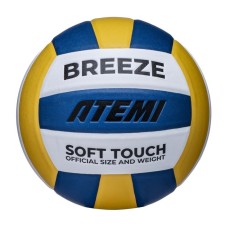 Volleyball ball atemi breeze (n), synthetic leather Microfiber, 18 panels, glued, circle 65-67 cm