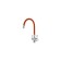 LEMARK COMFORT LM3075C-RANANGE kitchen mixer, single-leaf, flexible surplus, orange