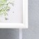 Double photo frame on braid L-4 10x15 cm white (plastic screen)