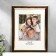 Photo frame plastic 30x40 cm "Line-diagonal on chocolate, double gold frame" 44.7x34.8 cm 53759