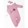 Details for children with ruffles fashion, height 80 cm, pink color