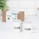 A set of mugs for two, sublimation "Biba and Bob", 2 circles, 320 ml