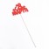 Topper "since March 8", red 13x8.7 cm