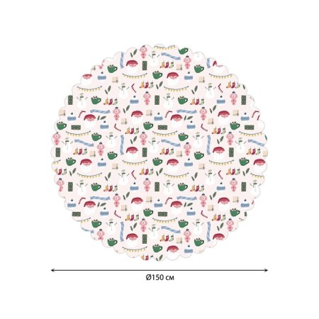 The tablecloth “The mood of the holiday”, round, Saten, d = 150 cm-1
