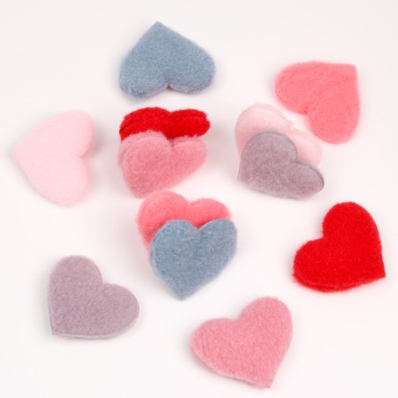 Soft magnet "heart", 6 cm, color mix-4