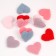 Soft magnet "heart", 6 cm, color mix