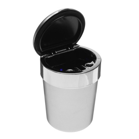 Torso car ash with backlight, chrome
