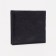 Male purse without fastener, department for bills, for maps, black color