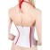 The upper part of the nurse, Pecado BDSM, corset, headdress, white-red, 44