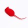 Velvet mouse, 6 cm, red