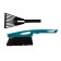 Brush Snow Snow SPARTA, with a scrap 400 mm, turquoise