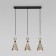 Squirrel Bogate’s Glustin 316/3, E14, 3x60W, 650x650x1200 mm, brass color, black