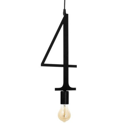 Bayerlux lamp "Figure 4" E27 40W black 35x22 cm-4