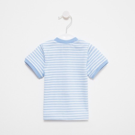Nursery blouse, blue/strip, height 74-2