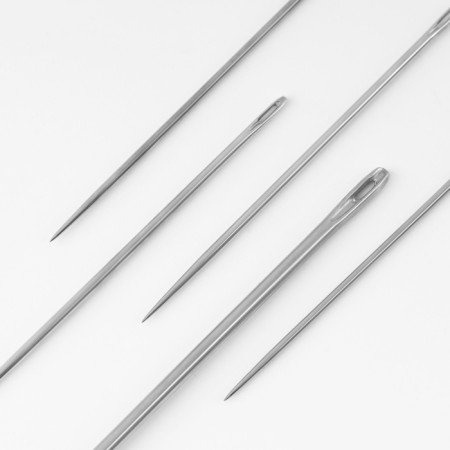 Sewing needles “Assorted Tourist”, D = 0.7 - 1.8 mm, 3.5 - 8 cm, 15 pcs, S -32-1