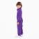The overalls collar-hard, the color is purple, height 98-104 cm