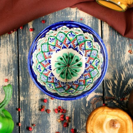 PIALA RISHTAN CIRAMICA "Patterns", 11.5 cm, large, mix-9