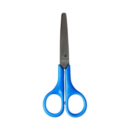 Baby scissors for left-handed 12.5 cm multi-bullets "Raccoon Adventures", euro suspension, mix-6