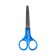 Baby scissors for left-handed 12.5 cm multi-bullets "Raccoon Adventures", euro suspension, mix
