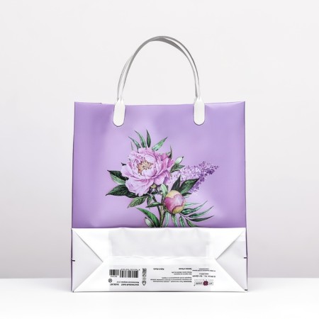Package "Flower Happiness", soft plastic, 26 x 24 x 9 cm, 140 μm-1