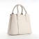 Women's bag with lightning, textura, average size, white color
