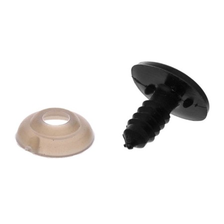Screw eyes with plugs, set 4 pcs., Size 1 pc: 1.65 × 1.3 cm-1