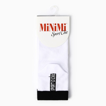 Women's socks Mini Sport Chic, white color, size 35-38 (23-25)-2