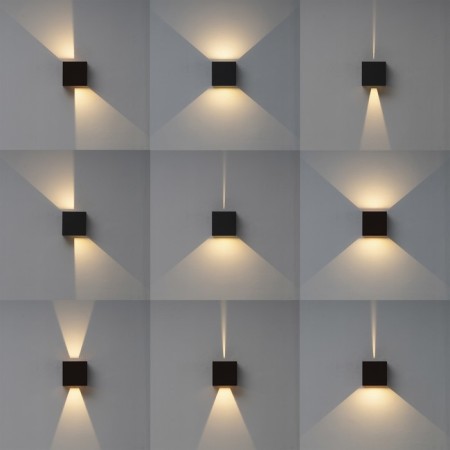 Street lamp Mantra Davos, Led, 1830lm, 3000k, 150x100x150 mm, matte black color-2