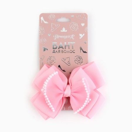 Outlet. Hair bow on a hairpin, 11 cm, princesses