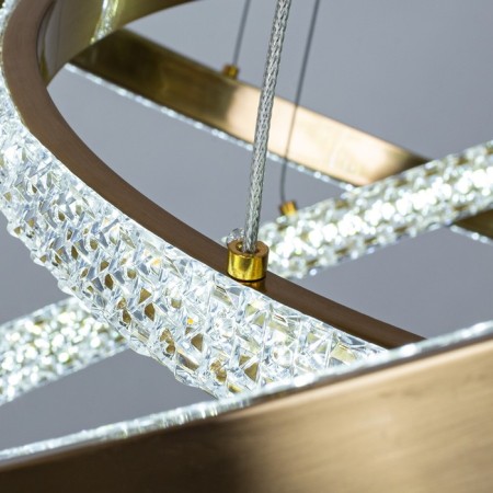 Orione 3 cm chandelier, D 80 cm, 1x160W LED-1