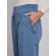 Warmed female trousers, size 44, blue color