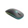 Mouse XTRIKE ME GW-113, game, wireless, backlight, 2.4G + BT, 400 mAh, black