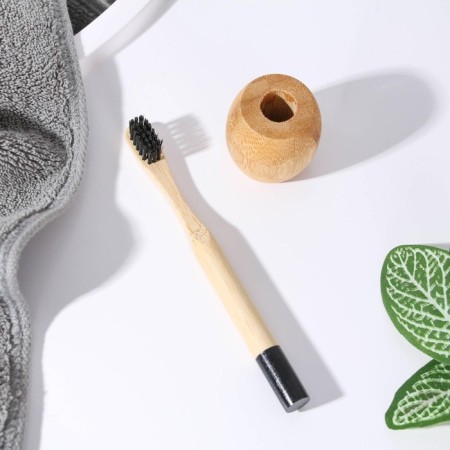 Bamboo toothbrush with a stand “You are my planet”, 4.3 × 14.5 × 4.3 cm-2