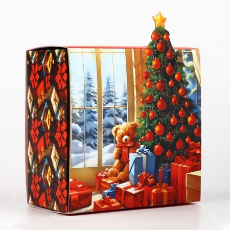 Folding box "Fairytale New Year", 15 x 15 x 8 cm, New Year-2