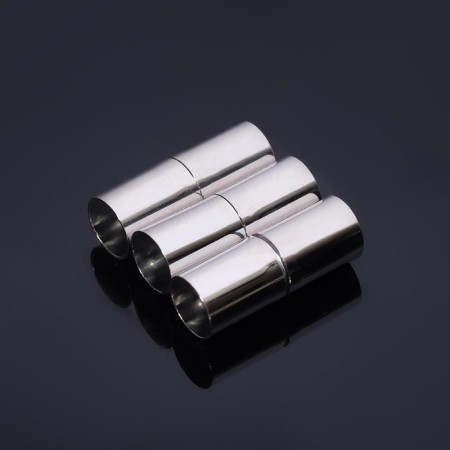 Magnetic lock castle, l = 20 mm, v.d = 7mm, (set 3pcs), silver color-1